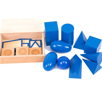 几何立体组 蒙台梭利早教中的感官启蒙钥匙